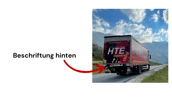 Beschriftung hinten